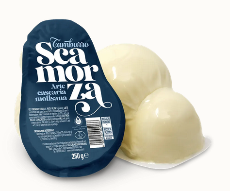 FORMAGGIO SCAMORZA BIANCA 250G 2.5KG 10PZ CRT TAMB