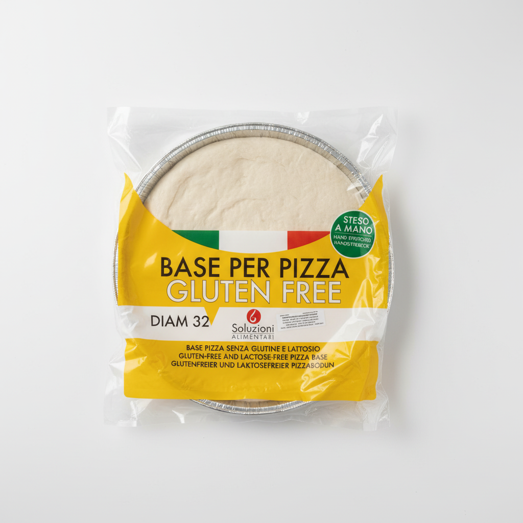 BASE PIZZA SENZA GLUTINE DIAM 32 15PZ CONF SOL A
