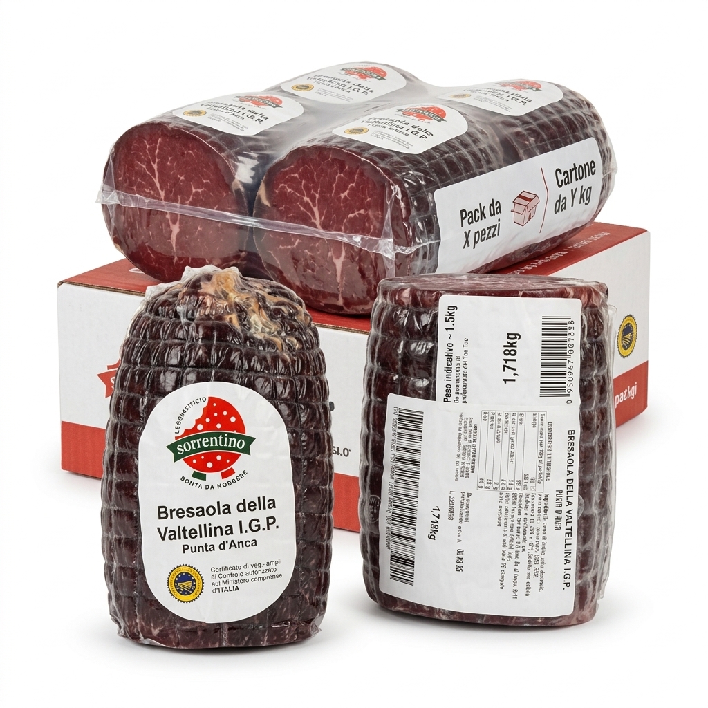 Bresaola della Valtellina IGP Punta d'Anca 1,5 kg — Sorrentino