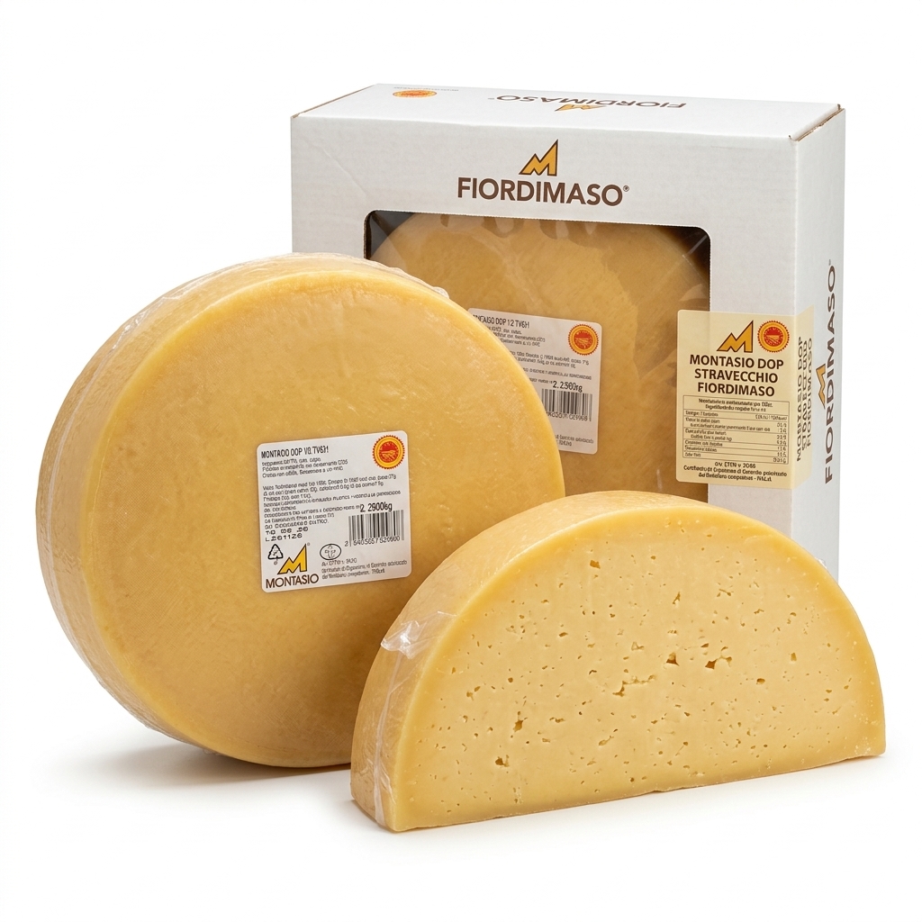 Montasio DOP Stravecchio Meule env. 6 kg — Fiordimaso
