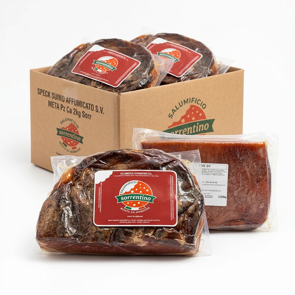 Speck di Maiale Affumicato, Mezzo ca. 2 kg — Sorrentino