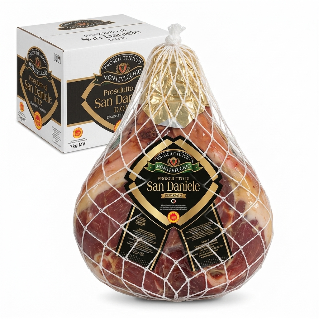 Jambon de San Daniele AOP, Désossé Pressé Lavé — Montevecchio