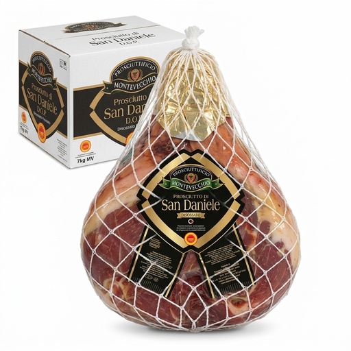 Prosciutto di San Daniele DOP, Disossato Pressato Lavato — Montevecchio