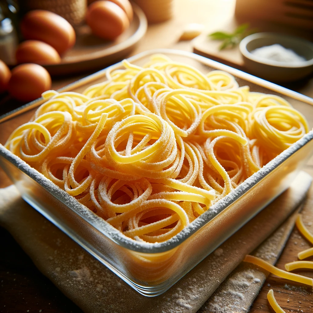 Spaghetti Alla Chitarra All Uovo 1kg pkg Ca 5kg krt Marc - Italienische Pasta