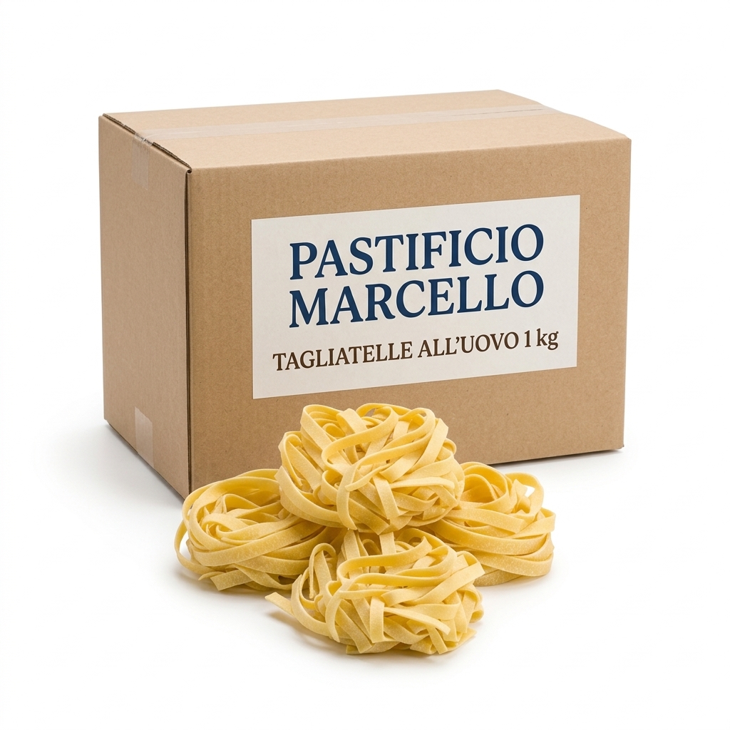 Tagliatelle all'Uovo 1 kg (Cartone 5 kg) MARC