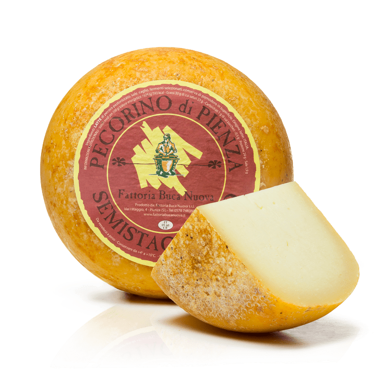 Pecorino Di Pienza Semistagionato Rosso stk 1.2kg Bn - Italienischer Schafskäse