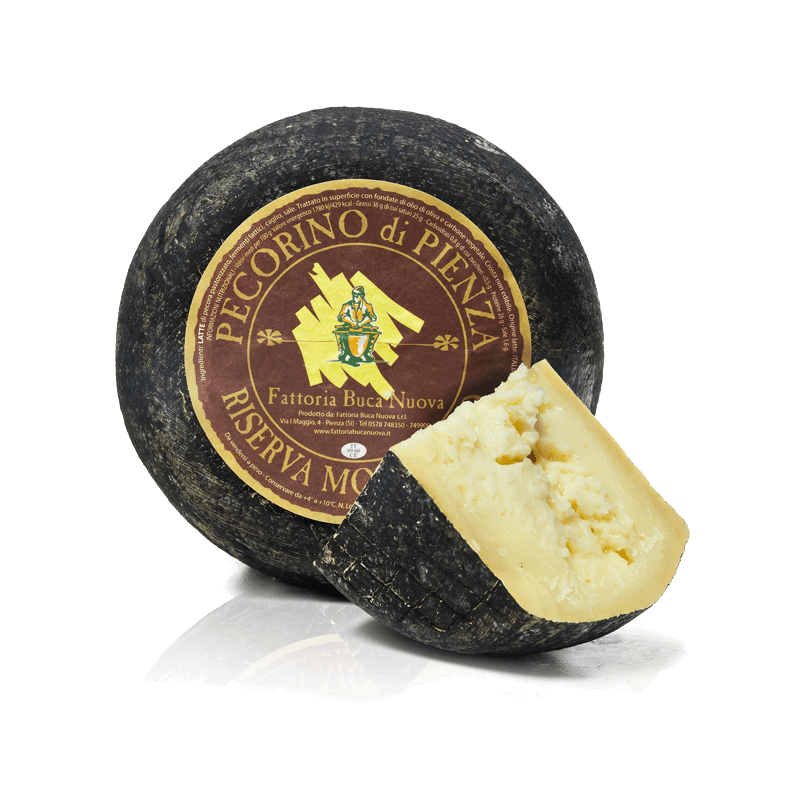 Pecorino Di Pienza Gereift Morchiato stk 1.2kg Bn - Italienischer Schafskäse