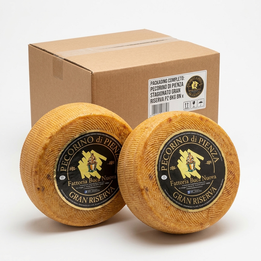 Pecorino di Pienza Affiné Gran Riserva 12 Mois 6 kg — Fattoria Buca Nuova