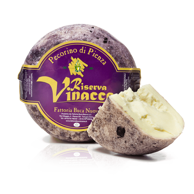 Pecorino Di Pienza Stagionati In Vinacce stk 1.2kg Bn - Italienischer Schafskäse