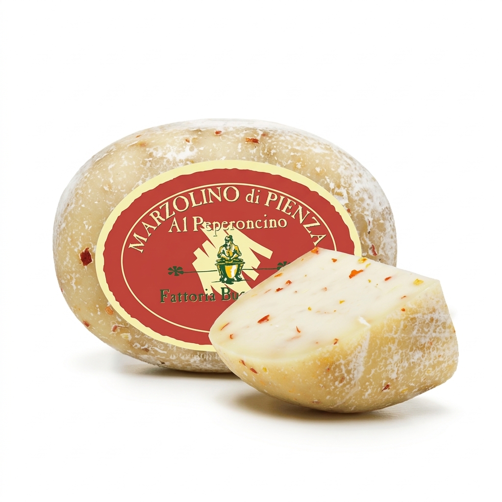 Marzolino Sheep's Cheese with Chilli 700 g — Fattoria Buca Nuova