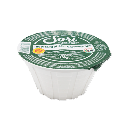 Ricotta di Bufala Campana 250 g (Cartone 3 kg) SRI