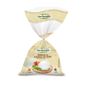 MOZZARELLA DI BUFALA CAMPANA DOP BREVE SCADENZA LINEA NAPOLI BUSTINA 125G 3KG CRT SRI