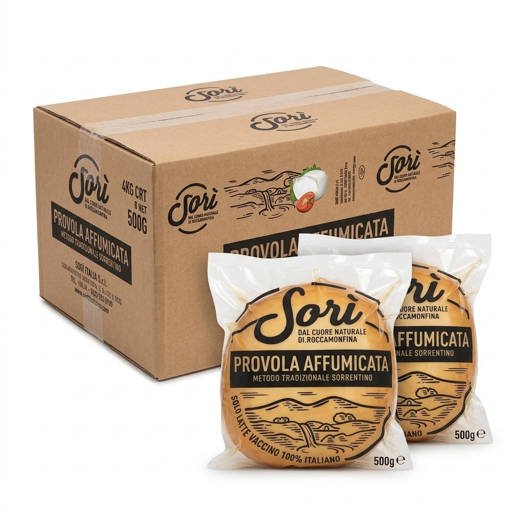 PROVOLA AFFUMICATA 500G 4KG CRT SRI