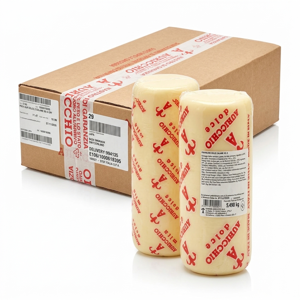 Provolone Dolce Salame Cryovac ~6 kg (Cartone 2 Pezzi) — Auricchio