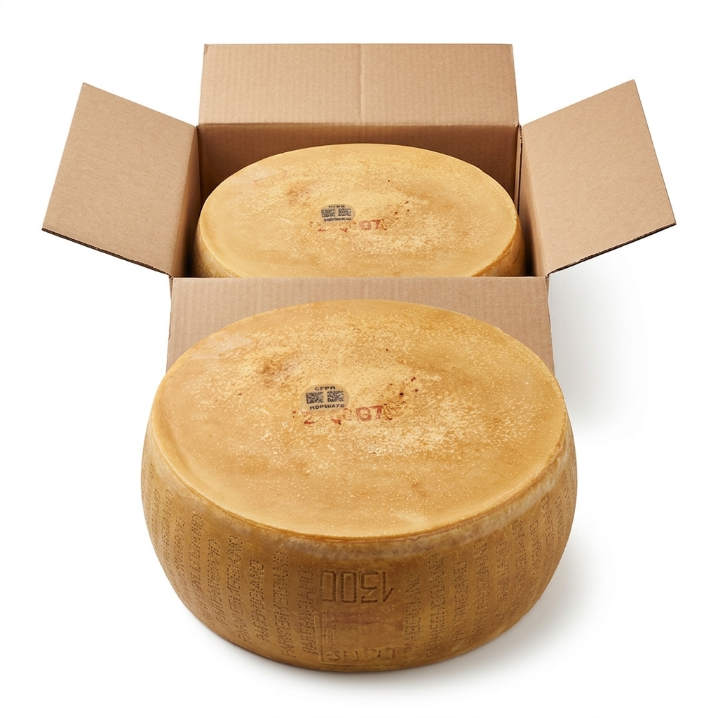 Parmigiano Reggiano DOP Meule Entière Affinage Min. 12 Mois 40 kg — Latteria Sociale Mantova