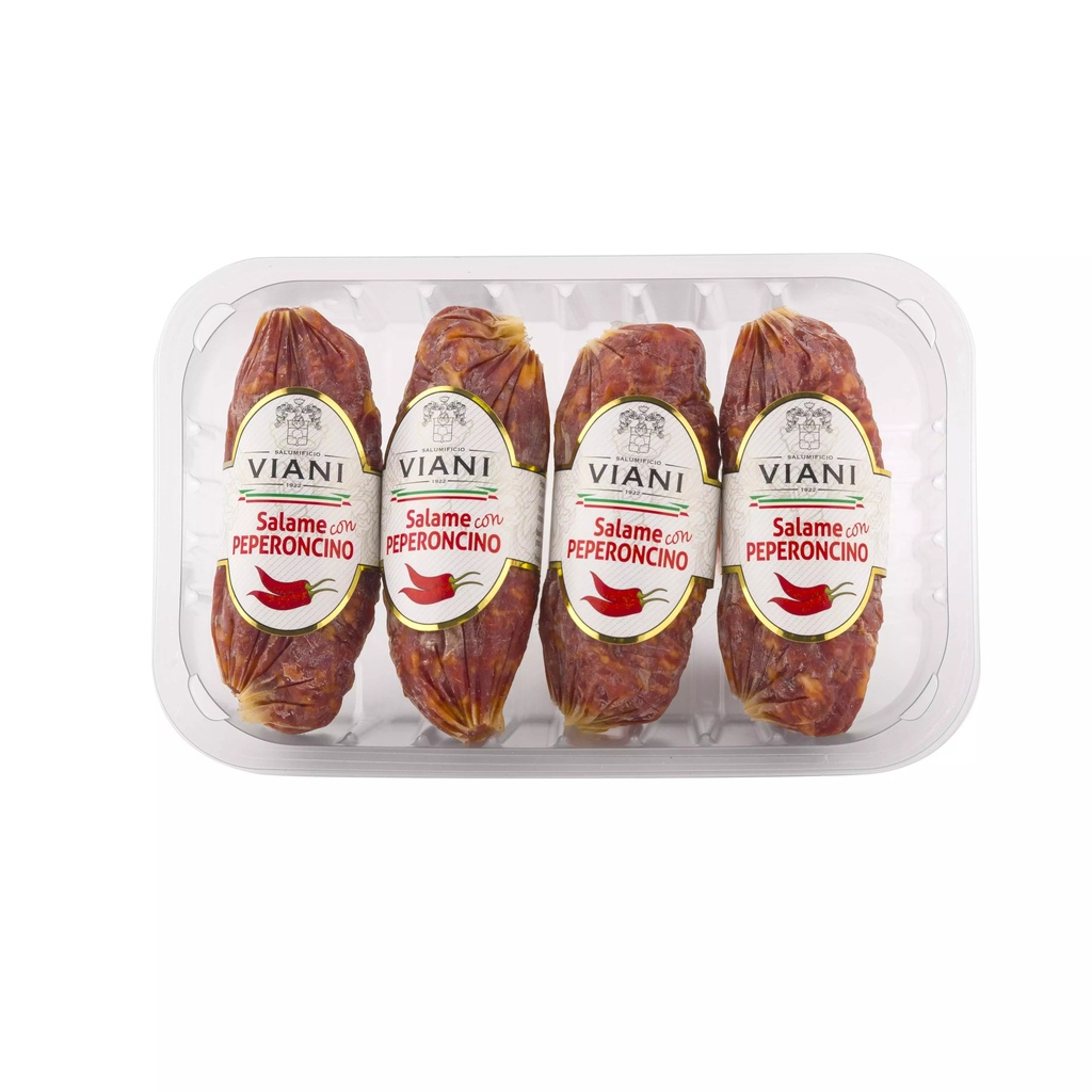 Salami Con Peperoncino Viani 150g 4pz pkg Ferr - Italienische Salami