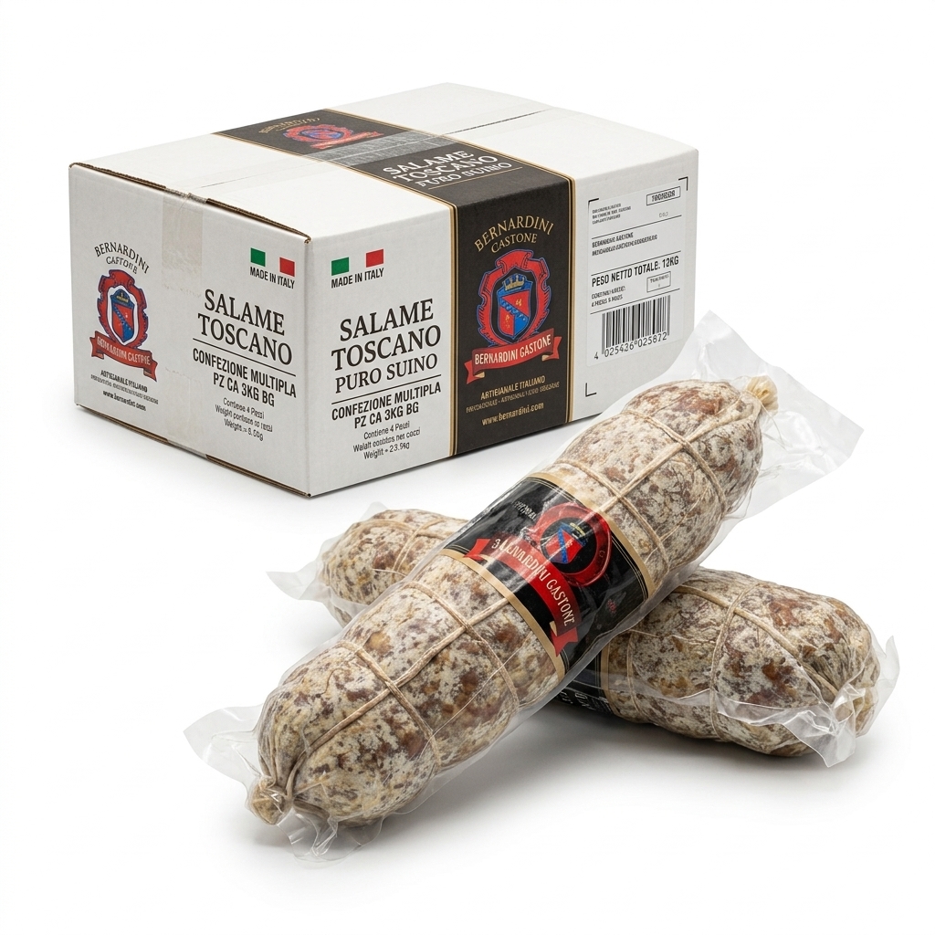 Salame Toscano Puro Suino Pezzo ca. 3 kg — Bernardini Gastone