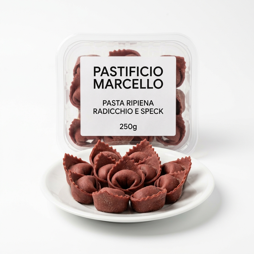 Pasta Ripiena Radicchio e Speck conf 250g 3kg crt MARC