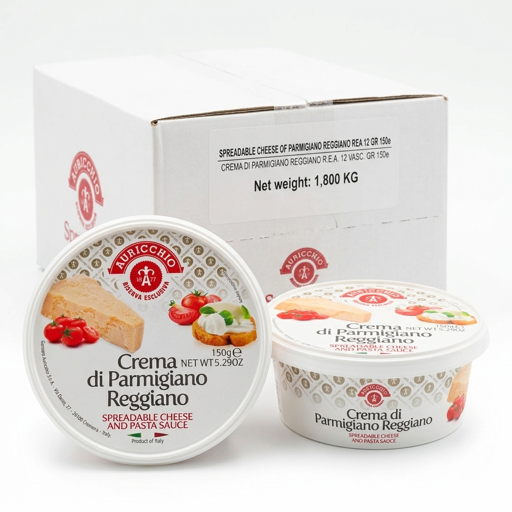 Parmigiano Reggiano Cream Tub 150 g (Case 12) — Auricchio