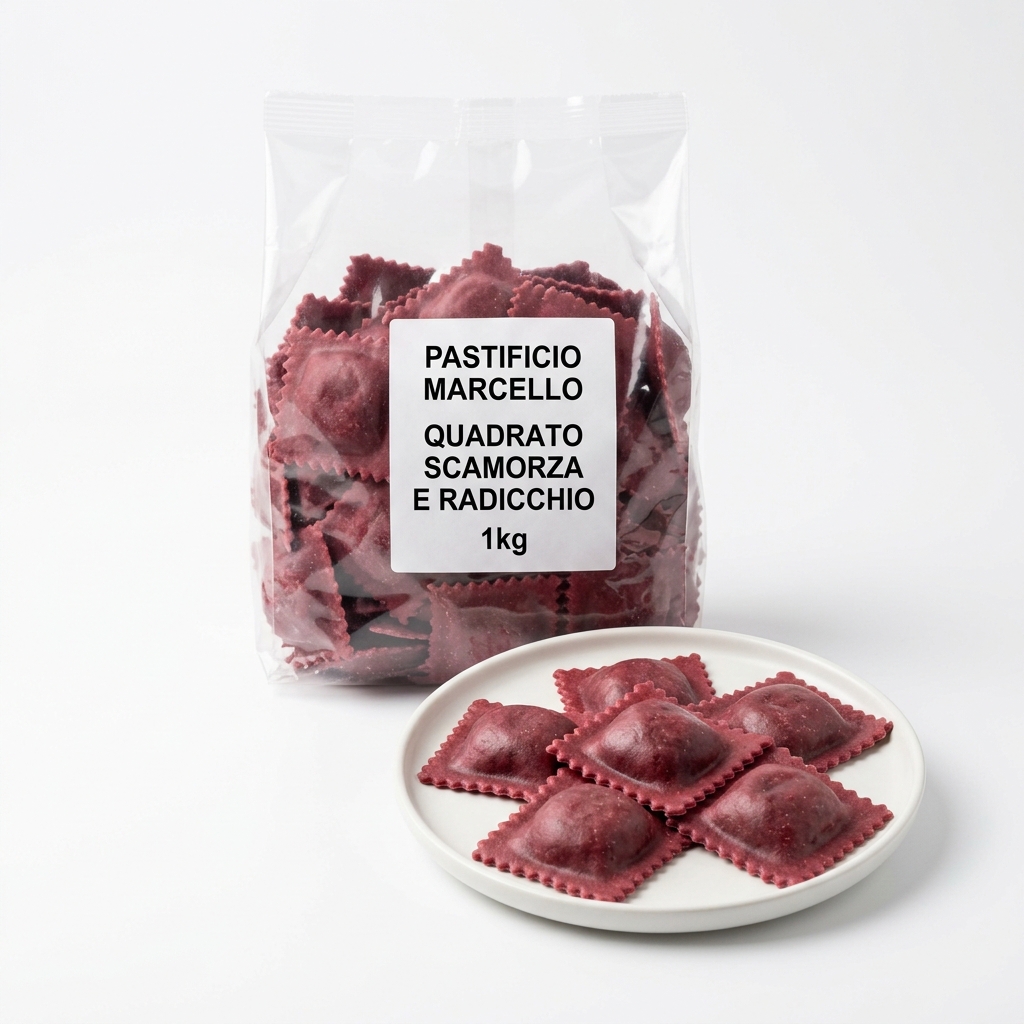 Quadrato Scamorza e Radicchio 1kg env. 3kg carton MARC