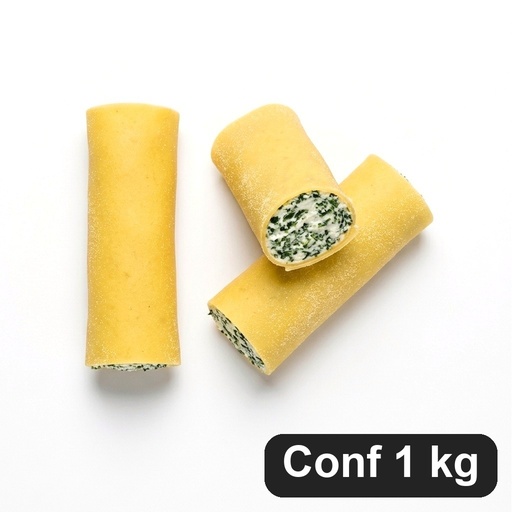 Cannelloni mit Ricotta und Spinat 1 kg (Karton 5 kg) – Pastificio Marcello