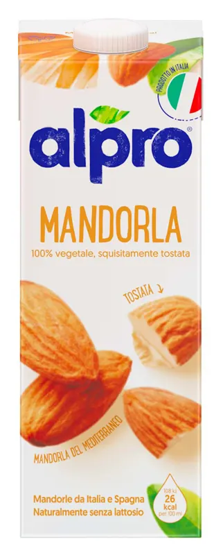 LATTE DI MANDORLA ALPRO SENZA LATTOSIO SENZA GLUTINE 1L 12PZ CRT AL