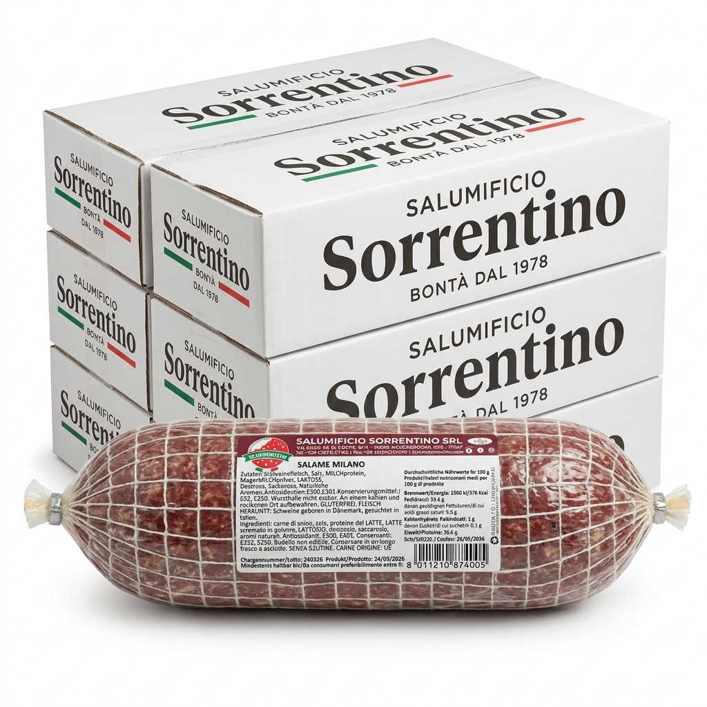 Salame Milano Pièce Entière env. 3 kg — Sorrentino