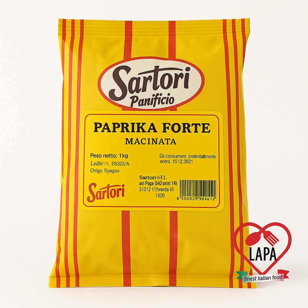 PAPRIKA FORTE MACINATA CONF 1KG 10KG CRT SARTORI AG LOMB