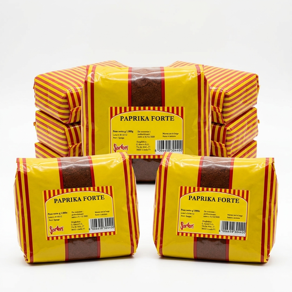 PAPRIKA FORTE MACINATA CONF 1KG 10KG CRT SARTORI AG LOMB