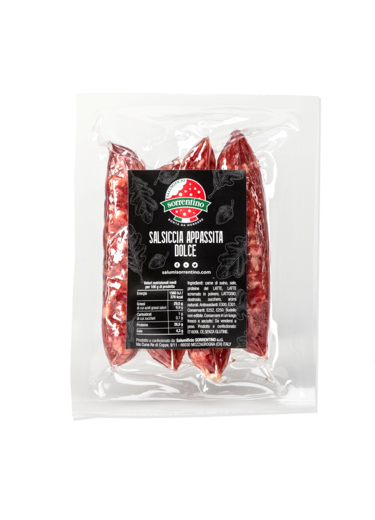 SALSICCIA ABRUZZESE APPASSITA PZ CA 180G SORR