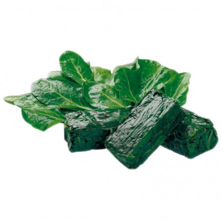 SPINACI IN FOGLIE CUBO BELGIO 2.5KG CONF 10KG CRT FREDD