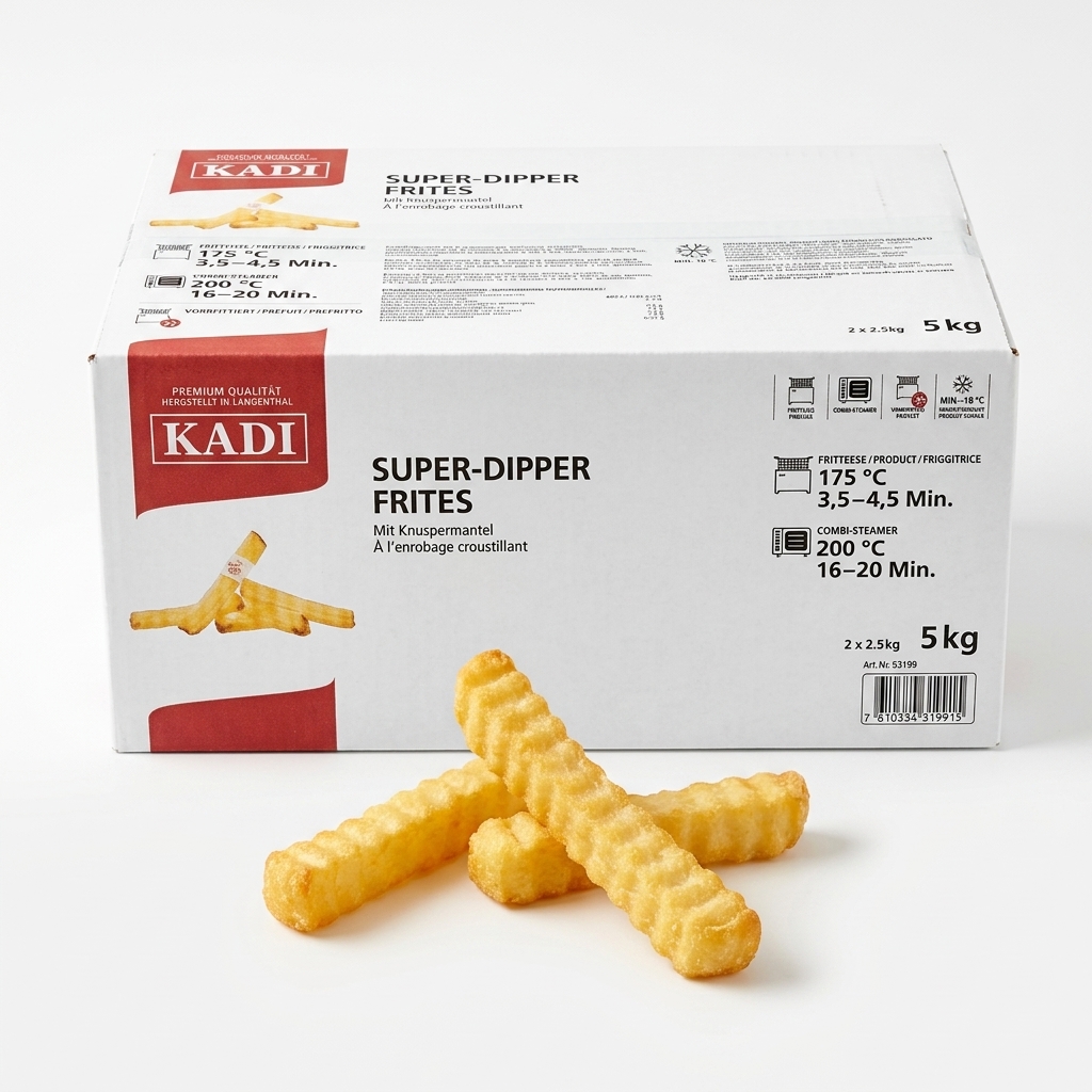 Patatine Fritte Super Dipper 2,5 kg (Cartone 5 kg) — Kadi