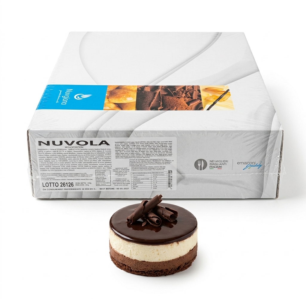 Nuvola — Dessert Individuel Mousseux à la Crème (12 pcs)