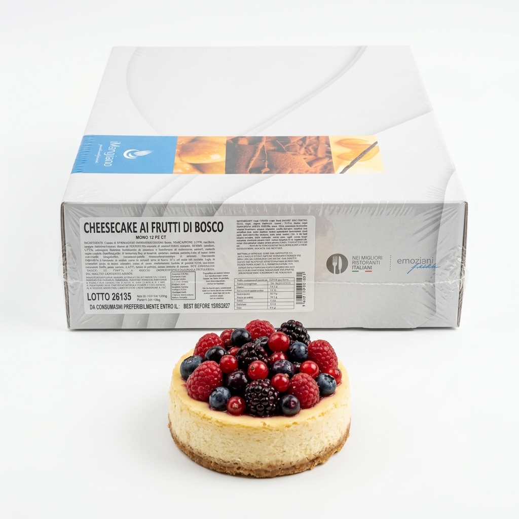 CHEESECAKE AI FRUTTI DI BOSCO MONO 12 PZ CT MAR