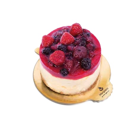 Cheesecake aux Fruits des Bois Monoportion 100 g (Carton 12 pièces) MAR