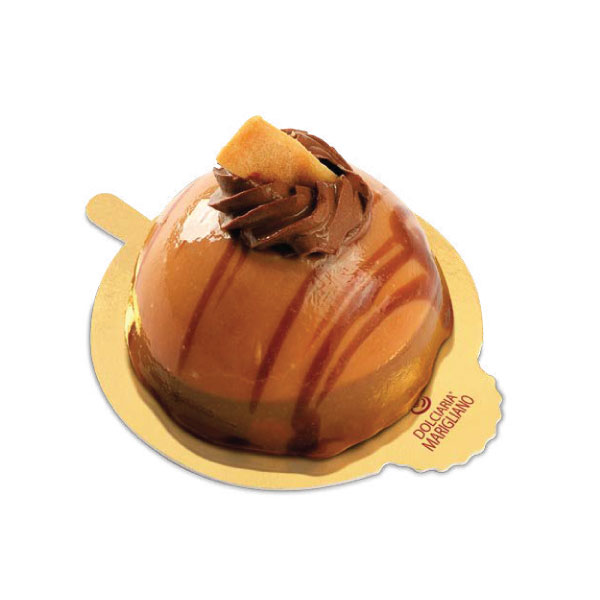 Caramel Heart Individual Dessert 1 piece (Case 12 pcs) MAR