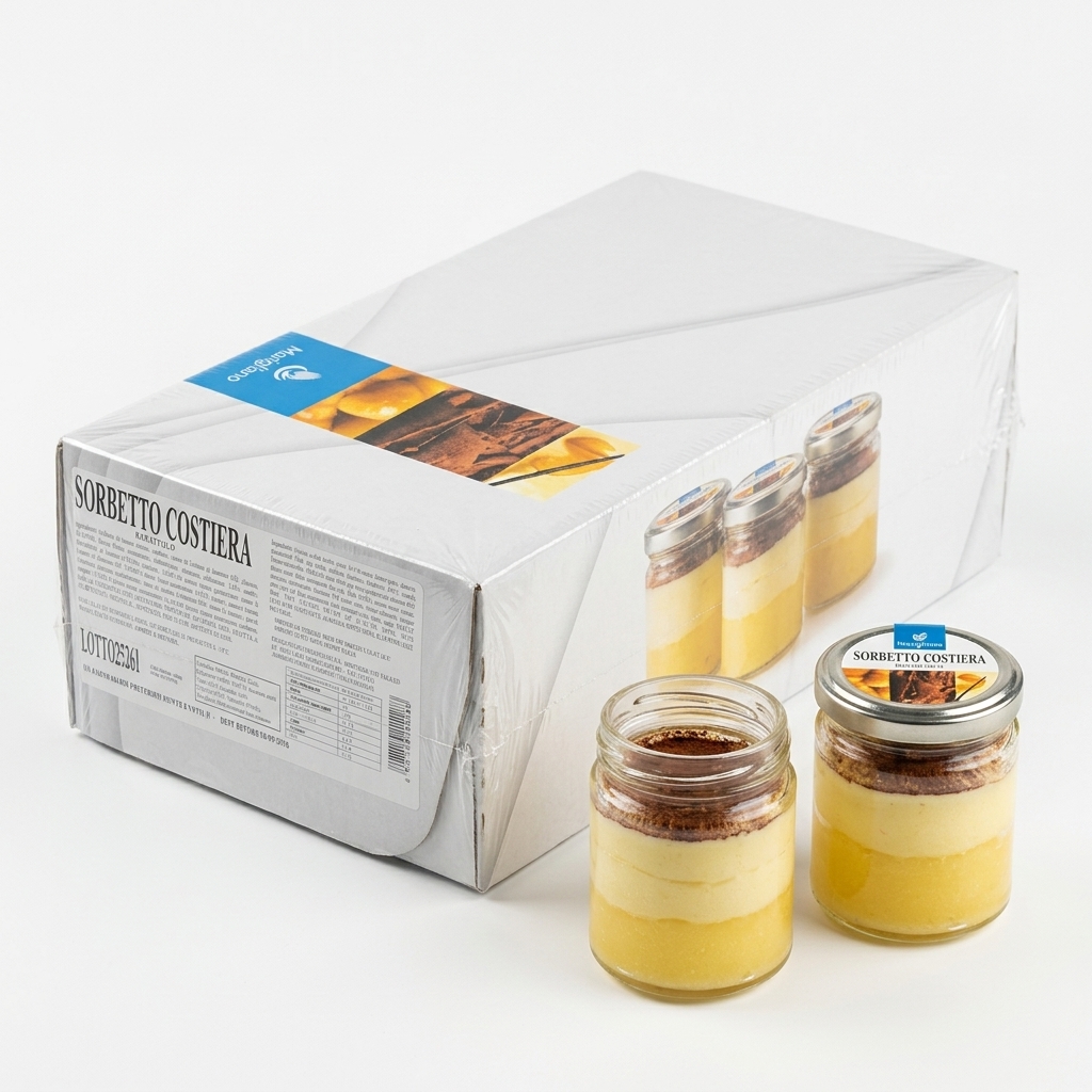 Sorbetto Costiera au Citron de Sorrente IGP en Pot 10 pièces — Marigliano