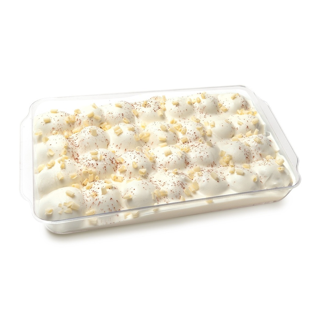 Torta Profiteroles Cioccolato Bianco Vassoio MAR