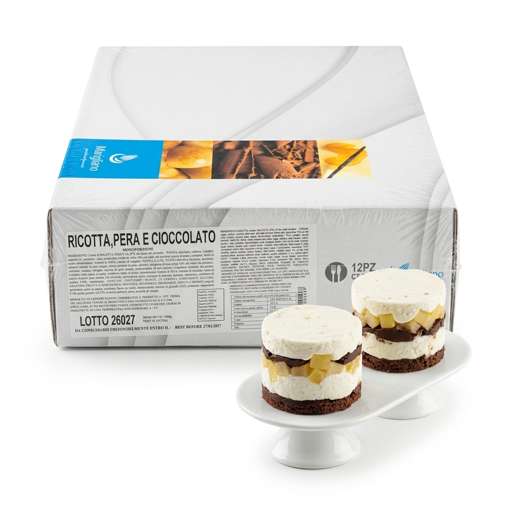 Ricotta Pera e Cioccolato 12x100g