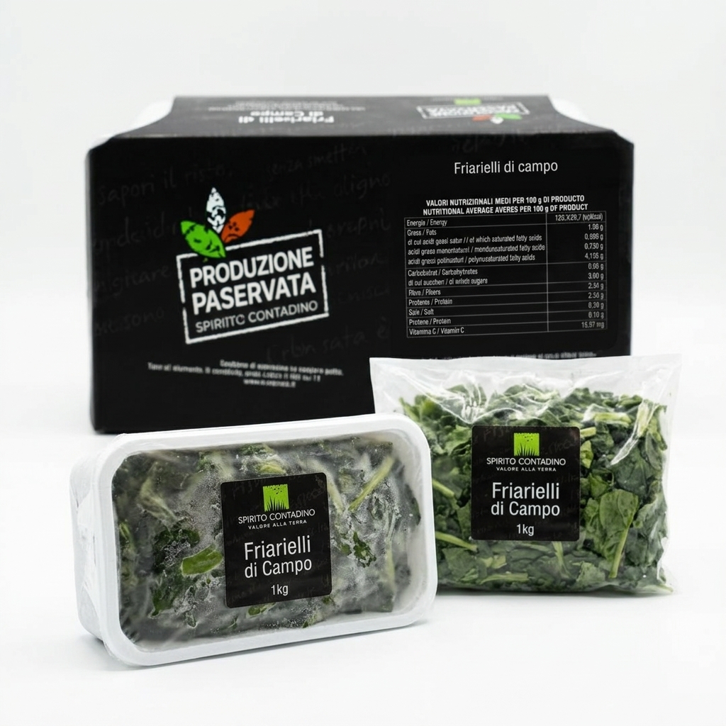 FRIARIELLI POUSSES DE NAVET 1KG CONF 4KG CRT SPIRC
