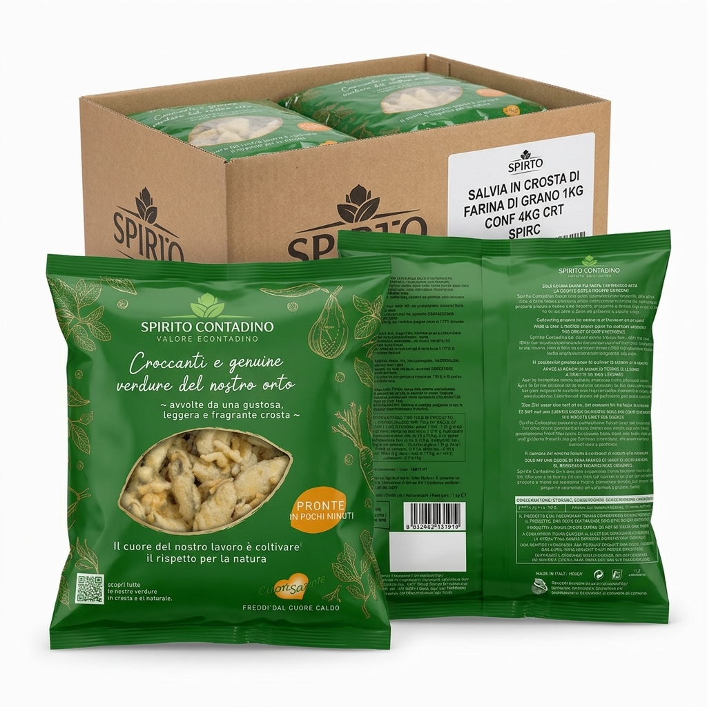 Salvia in Crosta di Farina di Grano 1 kg (Cartone 4 kg) — Spirito Contadino