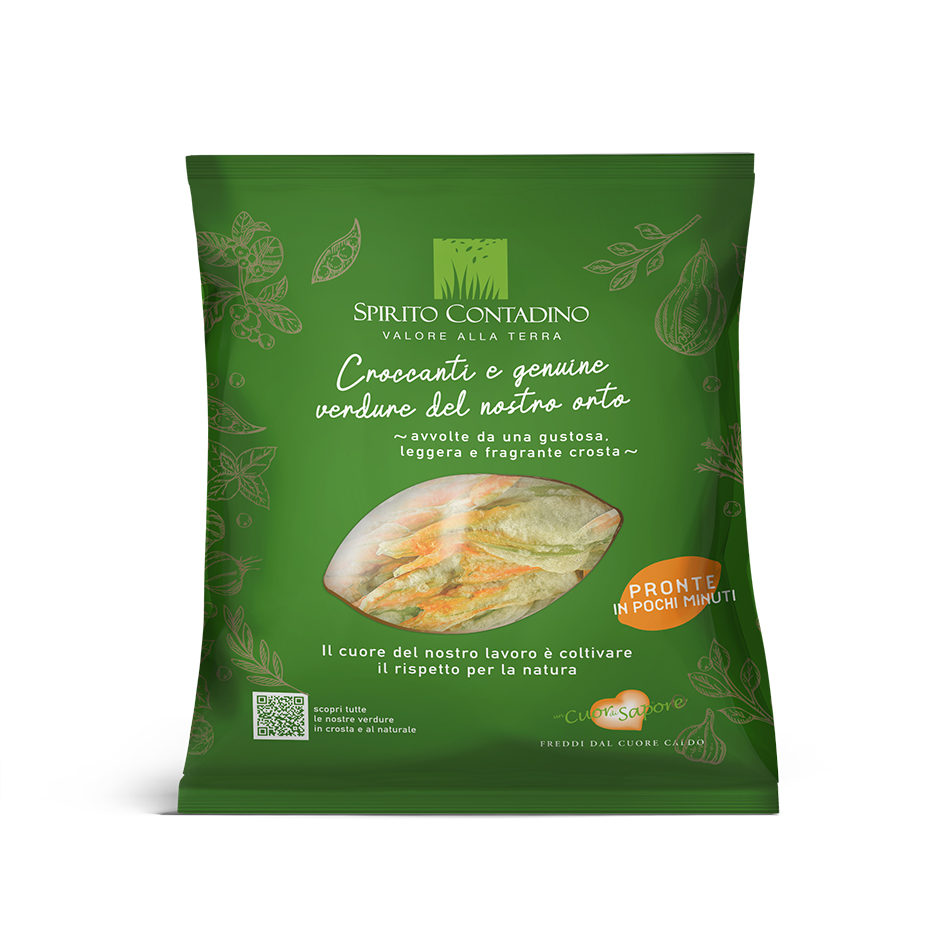 Fiori Di Zucca In Crosta Di Mehl Di Grano 1kg pkg 4kg krt Spirc