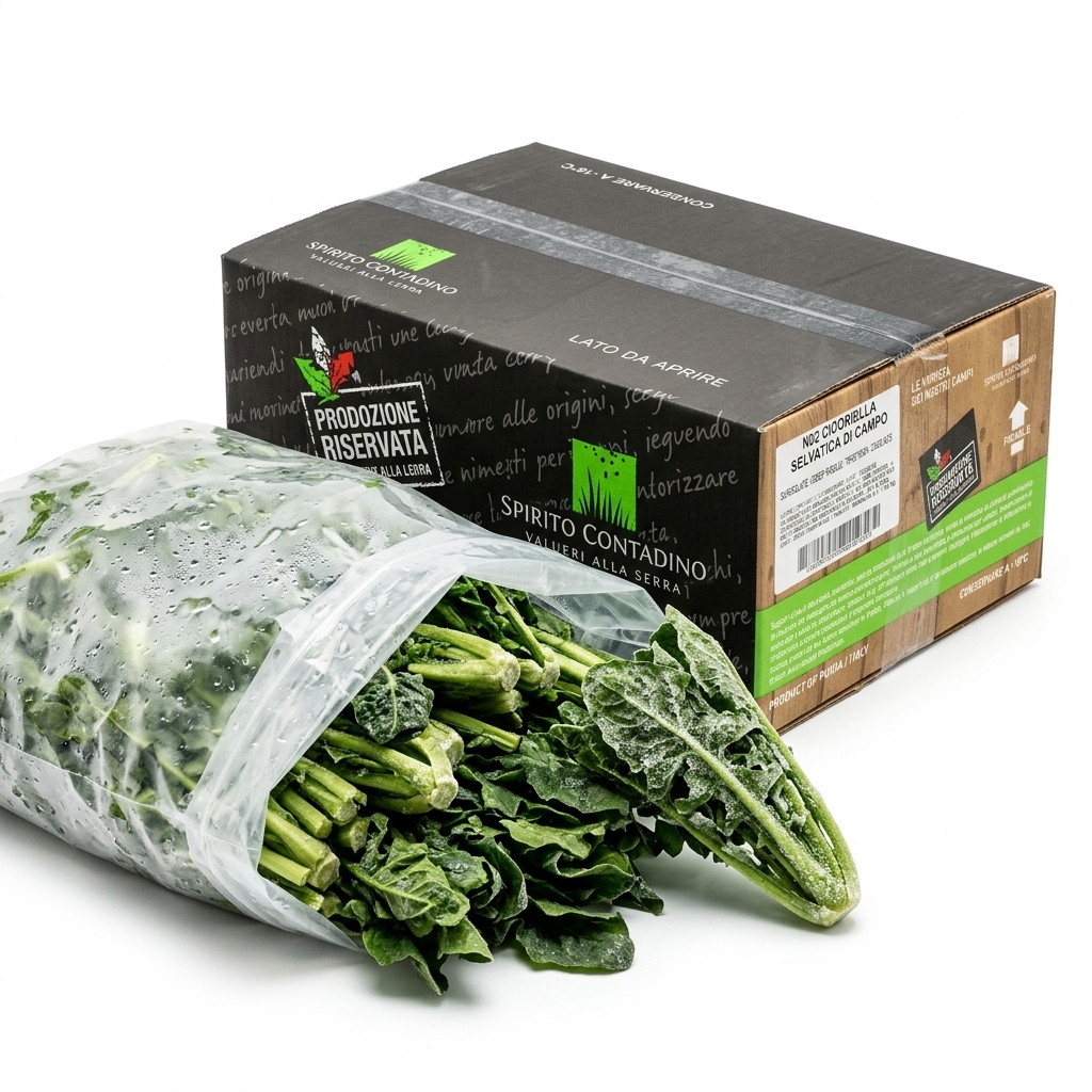 Frozen Wild Field Chicory Spirito Contadino 1.25 kg (case of 4)