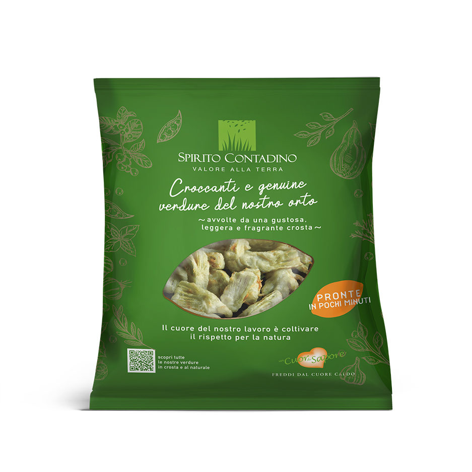 Carciofini In Crosta Di Mehl Di Grano 1kg pkg 4kg krt Spirc
