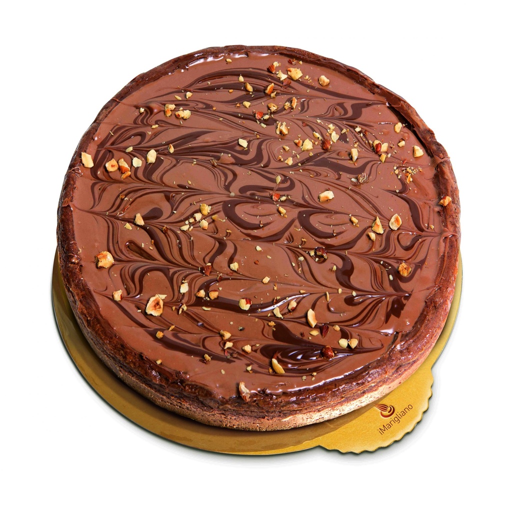 TORTA CHEESECAKE CREMA DI NOCCIOLA E CIOCCOLATO 1.4KG MAR