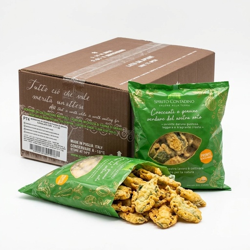 Borage in Wheat Flour Batter Frozen 1 kg (Case 4 kg) — Spirito Contadino