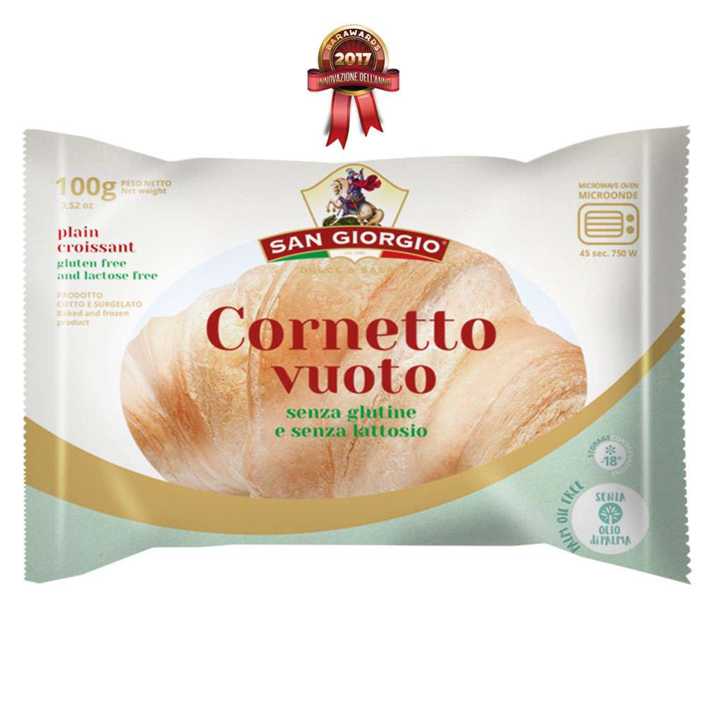 Cornetto Senza Glutine Vuoto 100g 15pz krt Sg
