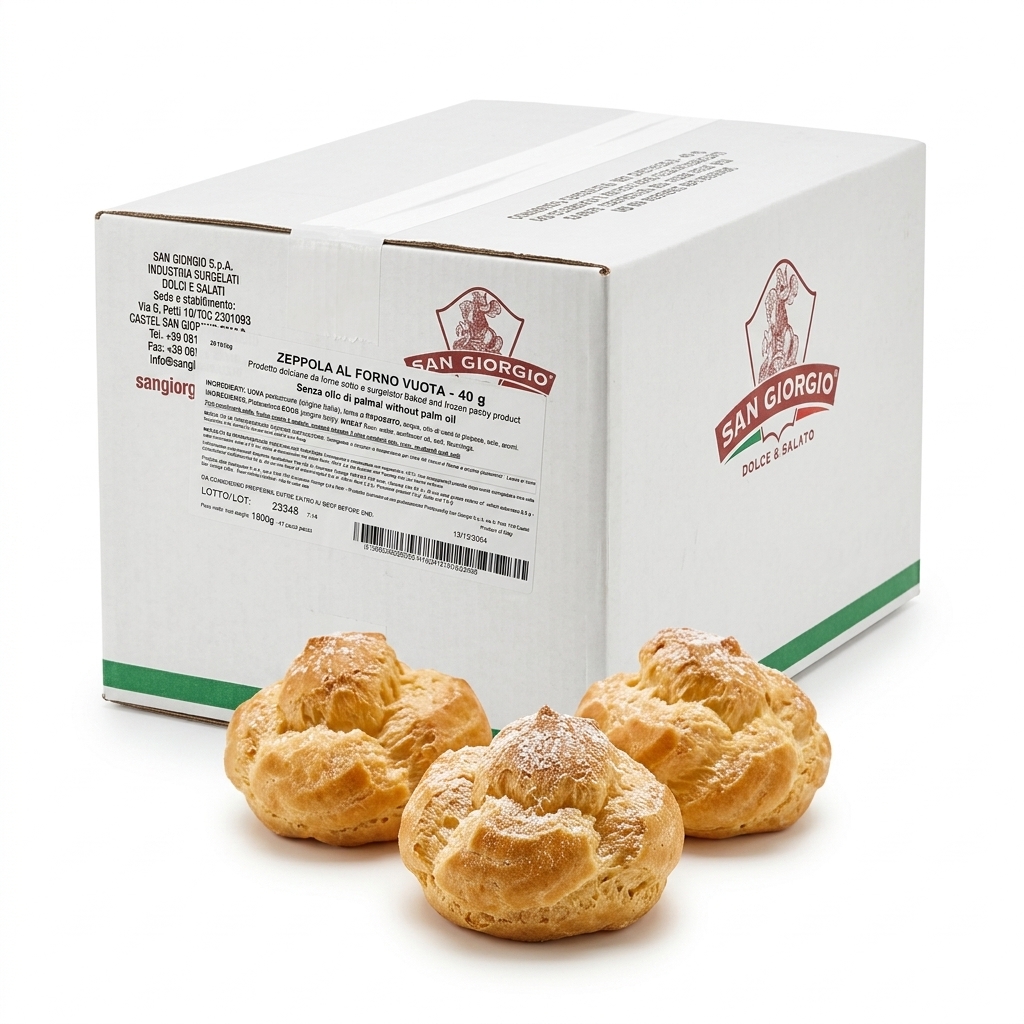 Ofen-Zeppole Leer zum Füllen 40 g (45 Stk) — San Giorgio