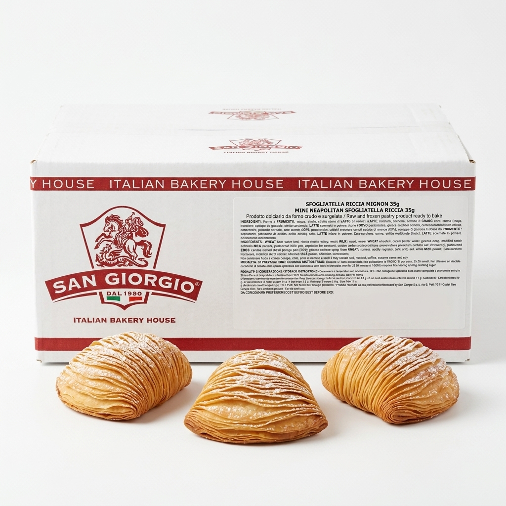 SFOGLIATELLA RICCIA MIGNON 35G TIEFGEKUEHLT 6KG KRT SG