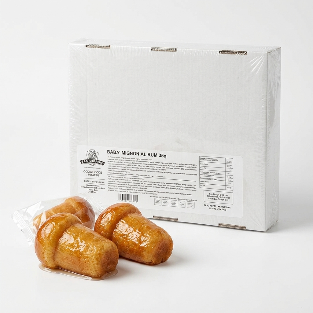 [T0144SG] Baba au Rhum Mignon 35 g (Carton 35) — San Giorgio